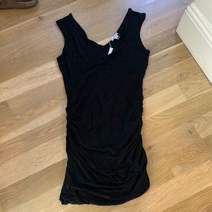 James Perse cotton ruched dress